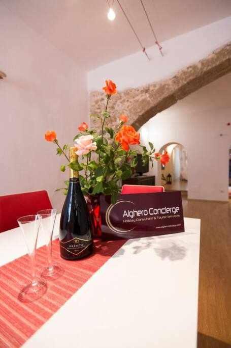 Casa Principe Open Space Wifi Ac All Comforts Lägenhet Alghero Exteriör bild